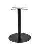 Βάση τραπεζιού Jefry μεταλλική σε μαύρη απόχρωση Φ48x73εκ Υλικό: IRON 355-000030