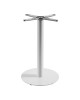 Βάση τραπεζιού Jefry μεταλλική σε λευκή απόχρωση Φ48x73εκ Υλικό: IRON 355-000031