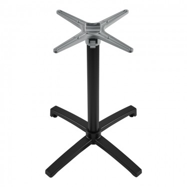 Βάση τραπεζιού Levo μεταλλική σε μαύρη απόχρωση 69x69x73εκ Υλικό: IRON 355-000032