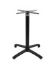 Βάση τραπεζιού Levo μεταλλική σε μαύρη απόχρωση 69x69x73εκ Υλικό: IRON 355-000032