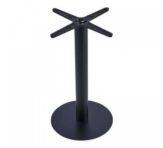 Βάση τραπεζιού Bar Stada μέταλλο μαύρο Φ40x94εκ Υλικό: IRON 355-000034