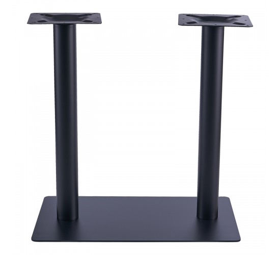 Βάση τραπεζιού μπαρ Givosa μέταλλο μαύρο 80x40x90εκ Υλικό: IRON 355-000035