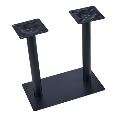 Βάση τραπεζιού μπαρ Givosa μέταλλο μαύρο 80x40x90εκ Υλικό: IRON 355-000035