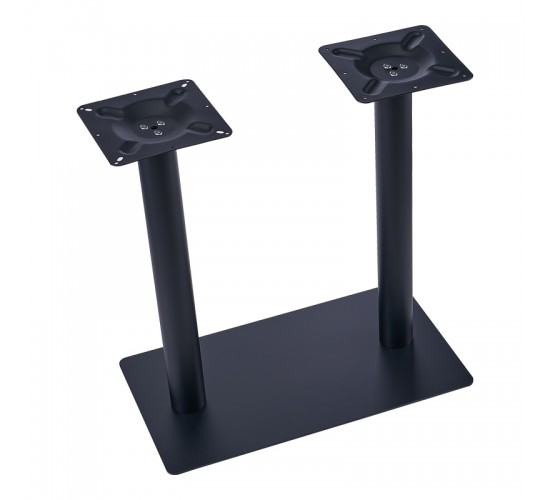 Βάση τραπεζιού μπαρ Givosa μέταλλο μαύρο 80x40x90εκ Υλικό: IRON 355-000035