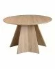 Τραπέζι Bibble MDF σε φυσική απόχρωση Φ120x76εκ Υλικό: MDF - PAPER WOOD 357-000009 Τραπέζι Bibble MDF σε φυσική απόχρωση Φ120x76εκ Υλικό: MDF - PAPER WOOD 357-000009