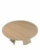 Τραπέζι Bibble MDF σε φυσική απόχρωση Φ120x76εκ Υλικό: MDF - PAPER WOOD 357-000009 Τραπέζι Bibble MDF σε φυσική απόχρωση Φ120x76εκ Υλικό: MDF - PAPER WOOD 357-000009