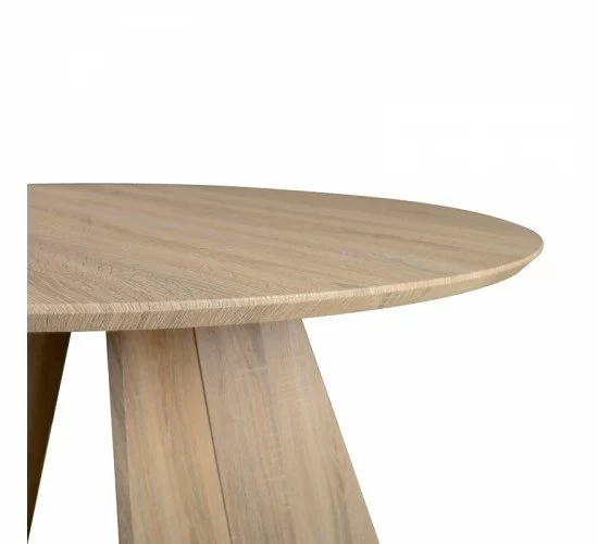 Τραπέζι Bibble MDF σε φυσική απόχρωση Φ120x76εκ Υλικό: MDF - PAPER WOOD 357-000009 Τραπέζι Bibble MDF σε φυσική απόχρωση Φ120x76εκ Υλικό: MDF - PAPER WOOD 357-000009