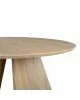 Τραπέζι Bibble MDF σε φυσική απόχρωση Φ120x76εκ Υλικό: MDF - PAPER WOOD 357-000009 Τραπέζι Bibble MDF σε φυσική απόχρωση Φ120x76εκ Υλικό: MDF - PAPER WOOD 357-000009