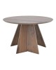 Τραπέζι Bibble mdf σε καρυδί απόχρωση Φ120x76εκ Υλικό: MDF - PAPER WOOD 357-000022 Τραπέζι Bibble mdf σε καρυδί απόχρωση Φ120x76εκ Υλικό: MDF - PAPER WOOD 357-000022
