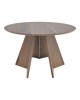 Τραπέζι Bibble mdf σε καρυδί απόχρωση Φ120x76εκ Υλικό: MDF - PAPER WOOD 357-000022 Τραπέζι Bibble mdf σε καρυδί απόχρωση Φ120x76εκ Υλικό: MDF - PAPER WOOD 357-000022