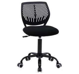 Καρέκλα γραφείου παιδική Kador με ύφασμα mesh σε μαύρη απόχρωση 52x52x72-84εκ Υλικό: FABRIC 360-000013