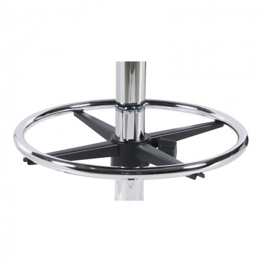 Καρέκλα ρεσεψιόν Icina ύφασμα σε μαύρη απόχρωση 58x54x102-123εκ Υλικό: METAL. FABRIC 360-000019