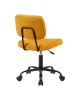 Καρέκλα γραφείου Warra ύφασμα κίτρινο 50x52x76-86εκ Υλικό: FABRIC  METAL 360-000024
