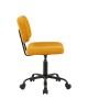 Καρέκλα γραφείου Warra ύφασμα κίτρινο 50x52x76-86εκ Υλικό: FABRIC  METAL 360-000024