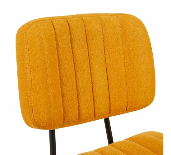 Καρέκλα γραφείου Warra ύφασμα κίτρινο 50x52x76-86εκ Υλικό: FABRIC  METAL 360-000024