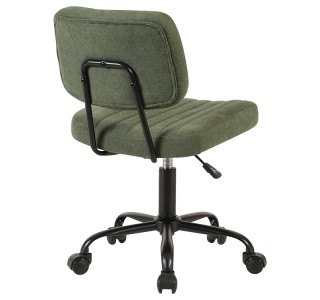 Καρέκλα γραφείου Warra ύφασμα λαδί 50x52x76-86εκ Υλικό: FABRIC  METAL 360-000025