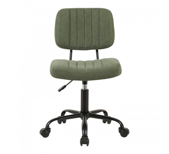 Καρέκλα γραφείου Warra ύφασμα λαδί 50x52x76-86εκ Υλικό: FABRIC  METAL 360-000025