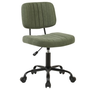 Καρέκλα γραφείου Warra ύφασμα λαδί 50x52x76-86εκ Υλικό: FABRIC  METAL 360-000025