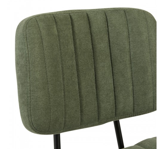 Καρέκλα γραφείου Warra ύφασμα λαδί 50x52x76-86εκ Υλικό: FABRIC  METAL 360-000025