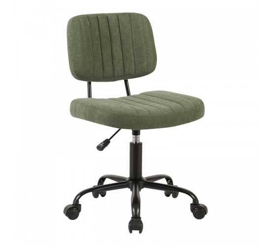 Καρέκλα γραφείου Warra ύφασμα λαδί 50x52x76-86εκ Υλικό: FABRIC  METAL 360-000025