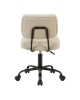 Καρέκλα γραφείου Warra ύφασμα μπεζ 50x52x76-86εκ Υλικό: FABRIC  METAL 360-000026