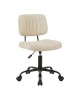 Καρέκλα γραφείου Warra ύφασμα μπεζ 50x52x76-86εκ Υλικό: FABRIC  METAL 360-000026