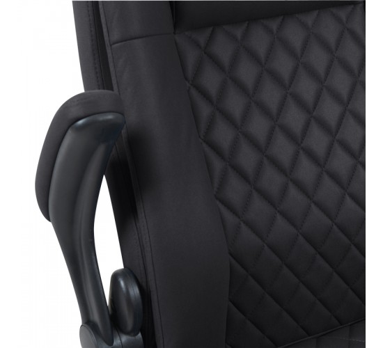 Καρέκλα γραφείου διευθυντη Kesla PES μαύρo 65x65x113-121εκ Υλικό: Technical Fabric -   METAL 360-000027