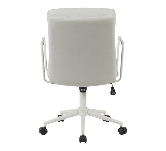 Καρέκλα γραφείου διευθυντη Kreno PES γκρι 56x67x89-97εκ Υλικό: Technical Fabric-  METAL 360-000028