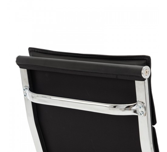 Καρέκλα γραφείου διευθυντη Mavel PU μαύρo 55x62x100-110εκ Υλικό: PU  METAL 360-000029