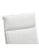 Καρέκλα γραφείου διευθυντη Mavel PU λευκό 55x62x100-110εκ Υλικό: PU  METAL 360-000030