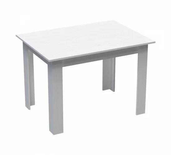 Τραπέζι Manka σε λευκή απόχρωση 110x80x77εκ Υλικό: CHIPBOARD 16mm 361-000001 Τραπέζι Manka σε λευκή απόχρωση 110x80x77εκ Υλικό: CHIPBOARD 16mm 361-000001