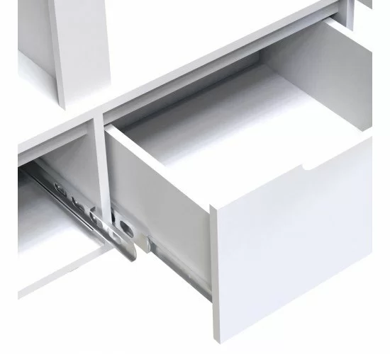 Ντουλάπα δίφυλλη Afina mdf σε λευκή glossy απόχρωση 100x57x213εκ Υλικό: CHIPBOARD - MDF 361-000017 Ντουλάπα δίφυλλη Afina mdf σε λευκή glossy απόχρωση 100x57x213εκ Υλικό: CHIPBOARD - MDF 361-000017