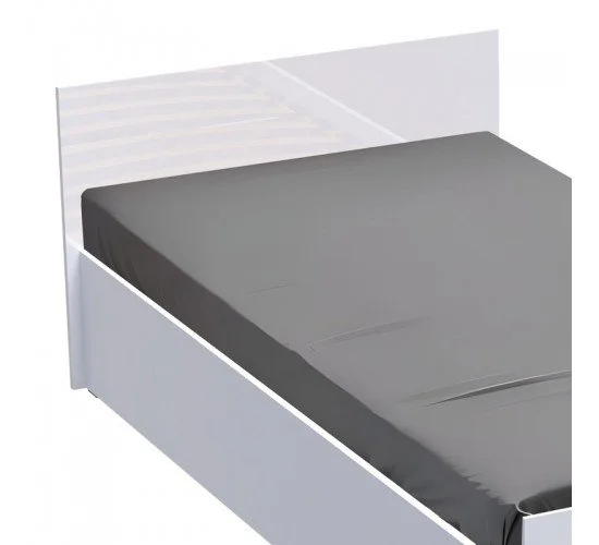 Κρεβάτι μονό Afina μελαμίνη σε λευκή glossy απόχρωση 90x200εκ Υλικό: Chipboard 361-000020 Κρεβάτι μονό Afina μελαμίνη σε λευκή glossy απόχρωση 90x200εκ Υλικό: Chipboard 361-000020
