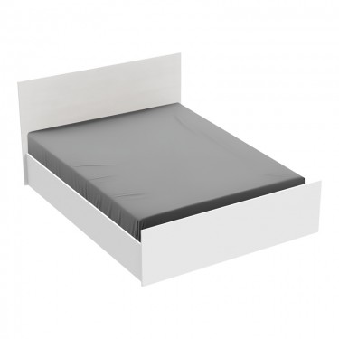 Κρεβάτι διπλό Toscana σε λευκή απόχρωση 160x200εκ Υλικό: Chipboard 361-000025