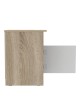Κομοδίνο Galdi σε sonoma-λευκή απόχρωση 40x45x60εκ Υλικό: CHIPBOARD 361-000035 Κομοδίνο Galdi σε sonoma-λευκή απόχρωση 40x45x60εκ Υλικό: CHIPBOARD 361-000035