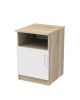 Κομοδίνο Galdi σε sonoma-λευκή απόχρωση 40x45x60εκ Υλικό: CHIPBOARD 361-000035 Κομοδίνο Galdi σε sonoma-λευκή απόχρωση 40x45x60εκ Υλικό: CHIPBOARD 361-000035