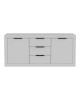 Μπουφές Doha σε λευκή απόχρωση 180x45x80.5εκ Υλικό: CHIPBOARD 361-000073 Μπουφές Doha σε λευκή απόχρωση 180x45x80.5εκ Υλικό: CHIPBOARD 361-000073
