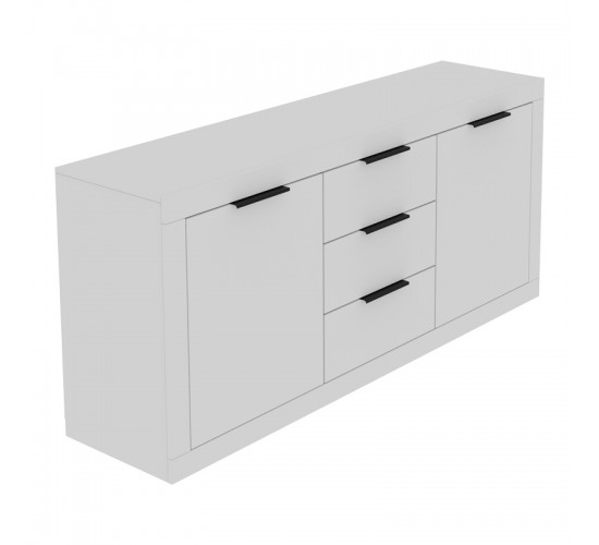 Μπουφές Doha σε λευκή απόχρωση 180x45x80.5εκ Υλικό: CHIPBOARD 361-000073 Μπουφές Doha σε λευκή απόχρωση 180x45x80.5εκ Υλικό: CHIPBOARD 361-000073