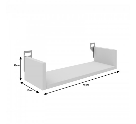 Ραφιέρα τοίχου Derva σε oak απόχρωση 45x15x10cm Υλικό: CHIPBOARD 361-000082 Ραφιέρα τοίχου Derva σε oak απόχρωση 45x15x10cm Υλικό: CHIPBOARD 361-000082