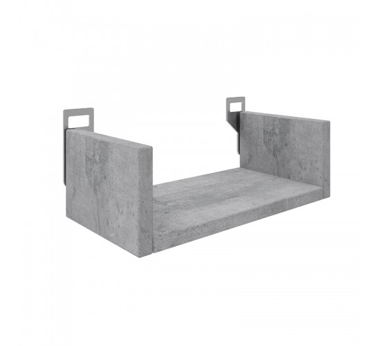 Ραφιέρα τοίχου Derva σε cement γκρι απόχρωση 30x15x10cm Υλικό: CHIPBOARD 361-000084 Ραφιέρα τοίχου Derva σε cement γκρι απόχρωση 30x15x10cm Υλικό: CHIPBOARD 361-000084