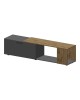 Σύνθετο σαλονιού Poelfy σε ανθρακί-oak απόχρωση 170x37.5x42εκ Υλικό: CHIPBOARD 361-000099 Σύνθετο σαλονιού Poelfy σε ανθρακί-oak απόχρωση 170x37.5x42εκ Υλικό: CHIPBOARD 361-000099
