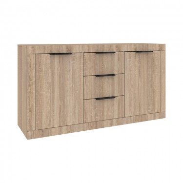 Μπουφές Doha σε sonoma απόχρωση 150x45x80.5εκ Υλικό: CHIPBOARD 361-000100