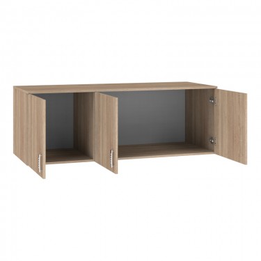 Πατάρι ντουλάπας Royal τρίφυλλο sonoma 150x58x53εκ Υλικό: CHIPBOARD 361-000114