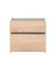 Κομοδίνο Comcie σε φυσικό με γκρι απόχρωση 50x42x45.5εκ Υλικό: CHIPBOARD 362-000001 Κομοδίνο Comcie σε φυσικό με γκρι απόχρωση 50x42x45.5εκ Υλικό: CHIPBOARD 362-000001