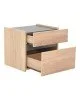 Κομοδίνο Comcie σε φυσικό με γκρι απόχρωση 50x42x45.5εκ Υλικό: CHIPBOARD 362-000001 Κομοδίνο Comcie σε φυσικό με γκρι απόχρωση 50x42x45.5εκ Υλικό: CHIPBOARD 362-000001