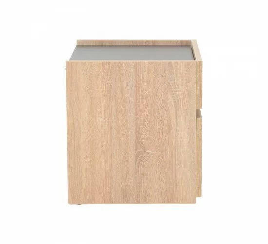 Κομοδίνο Comcie σε φυσικό με γκρι απόχρωση 50x42x45.5εκ Υλικό: CHIPBOARD 362-000001 Κομοδίνο Comcie σε φυσικό με γκρι απόχρωση 50x42x45.5εκ Υλικό: CHIPBOARD 362-000001