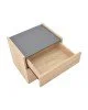 Κομοδίνο Comcie σε φυσικό με γκρι απόχρωση 50x42x45.5εκ Υλικό: CHIPBOARD 362-000001 Κομοδίνο Comcie σε φυσικό με γκρι απόχρωση 50x42x45.5εκ Υλικό: CHIPBOARD 362-000001