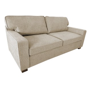 Καναπές-κρεβάτι διθέσιος με αναδιπλούμενο στρώμα Polaris εκρού ύφασμα 181x91x83εκ Υλικό: FABRIC - PLYWOOD- PINE WOOD - WOODEN LEGS 365-000001