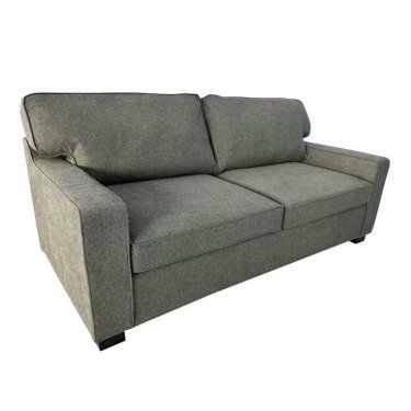 Καναπές-κρεβάτι διθέσιος με αναδιπλούμενο στρώμα Polaris χακί ύφασμα181x91x83εκ Υλικό: FABRIC - PLYWOOD- PINE WOOD - WOODEN LEGS 365-000002