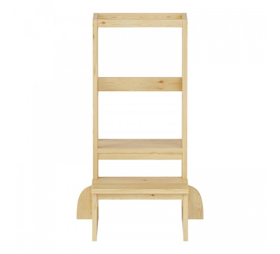 Παιδικός πύργος εκμάθησης Chiquel τ.Montessori ξύλο σε φυσική απόχρωση 45.7x51x90εκ Υλικό: PINE WOOD 370-000028